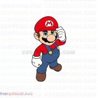 Super Mario svg dxf eps pdf png