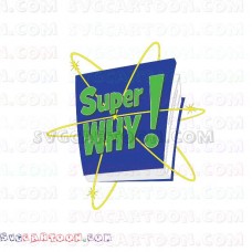Super Why Logo svg dxf eps pdf png