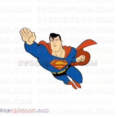 Superman Flaying svg dxf eps pdf png