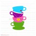 Sweet Cups Alice In Wonderland 008 svg dxf eps pdf png