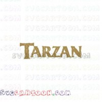 Tarzan logo svg dxf eps pdf png