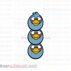 The Blues Jay, Jake, and Jim Angry Bird 2 svg dxf eps pdf png