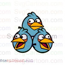 The Blues Jay, Jake, and Jim Angry Bird svg dxf eps pdf png