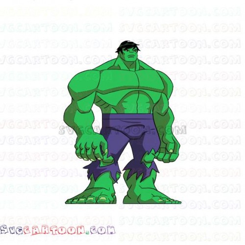 The Incredible Hulk Svg Dxf Eps Pdf Png