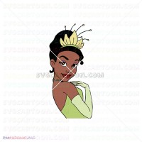 Tiana The Princess And The Frog 003 svg dxf eps pdf png