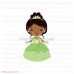 Tiana in Springtime with Bird The Princess And The Frog 010 svg dxf eps pdf png