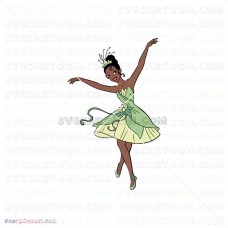Tiana the Ballerina The Princess And The Frog 006 svg dxf eps pdf png