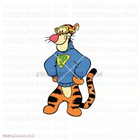 Tigger Winnie The Pooh 024 svg dxf eps pdf png