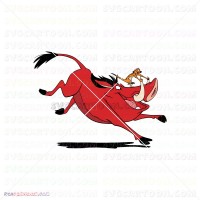 Timon And Pumbaa The Lion King 5 svg dxf eps pdf png