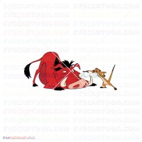 Timon And Pumbaa The Lion King 6 svg dxf eps pdf png