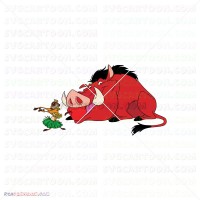 Timon And Pumbaa The Lion King 7 svg dxf eps pdf png