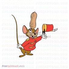 Timothy Q Mouse with a peanut under his hat Dumbo svg dxf eps pdf png