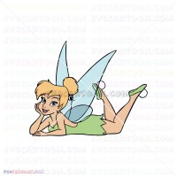 Tinker Bell Relaxed Peter Pan 013 svg dxf eps pdf png