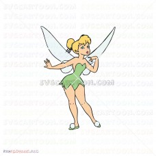 Tinker Bell posing Peter Pan 011 svg dxf eps pdf png