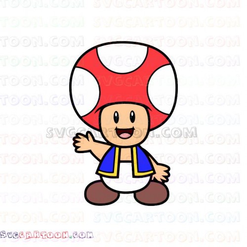Download Toad Super Mario Bros Svg Dxf Eps Pdf Png