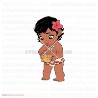 Toddler Moana 002 svg dxf eps pdf png