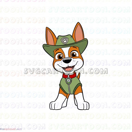 Download Free Tracker Paw Patrol Svg Dxf Eps Pdf Png PSD Mockup Template