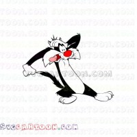 Tweety and Sylvester 11 svg dxf eps pdf png