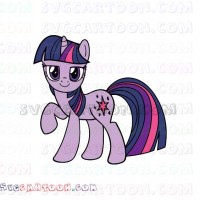 Twilight Sparkle 2 My Little Pony svg dxf eps pdf png