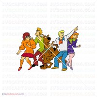 Velma Daphne Shaggy Fred Friends Scooby Doo 017 svg dxf eps pdf png