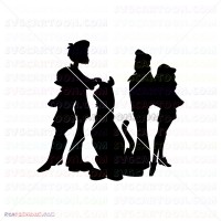 Velma Daphne Shaggy Fred Friends Silhouette Scooby Doo 020 svg dxf eps pdf png