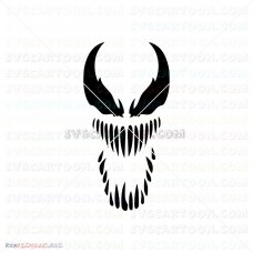 Venom Silhouette 001 svg dxf eps pdf png