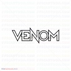 Venom Silhouette 010 svg dxf eps pdf png