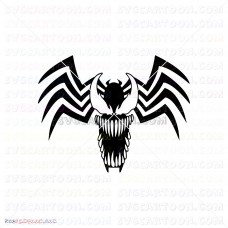 Venom Silhouette 015 svg dxf eps pdf png