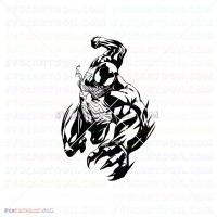 Venom Silhouette 018 svg dxf eps pdf png