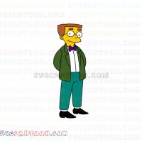 Waylon Smithers The Simpsons svg dxf eps pdf png