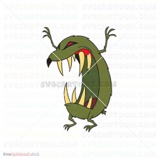 Weremole Courage the Cowardly Dog 022 svg dxf eps pdf png