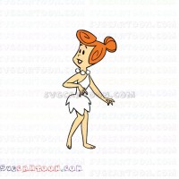 Wilma Flintstone The Flintstones svg dxf eps pdf png