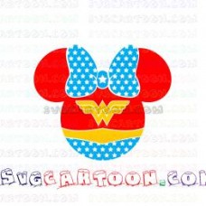 Wonder Minnie Star Mickey Mouse svg dxf eps pdf png