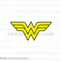 Wonder Woman Logo svg dxf eps pdf png