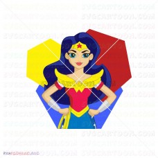 Wonder Woman Silhouette 001 svg dxf eps pdf png