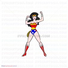 Wonder Woman Silhouette 004 svg dxf eps pdf png