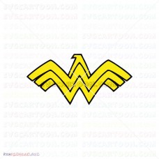 Wonder Woman Silhouette 027 svg dxf eps pdf png