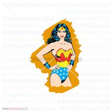 Wonder Woman Silhouette 028 svg dxf eps pdf png