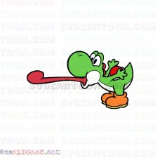 Yoshi Super Mario Bros svg dxf eps pdf png