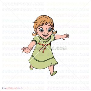 Young Anna Frozen 026 svg dxf eps pdf png