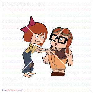 Young Elli and Carl Up 017 svg dxf eps pdf png