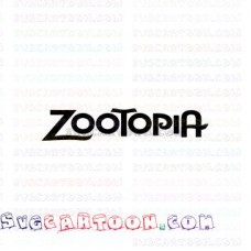 Zootopia logo svg dxf eps pdf png