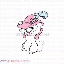cute marie The Aristocats 2 svg dxf eps pdf png