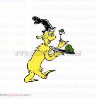green eggs and ham Waiter server Dr Seuss The Cat in the Hat svg dxf eps pdf png