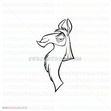 llama The Emperors New Groove 005 svg dxf eps pdf png