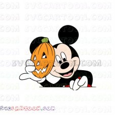 mickey mask pumpkin svg dxf eps pdf png