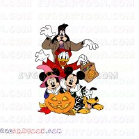 mickey mouse friends halloween svg dxf eps pdf png