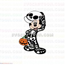 mickey skeleton svg dxf eps pdf png