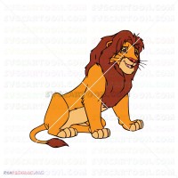 mufasa the lion king 10 svg dxf eps pdf png