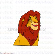 mufasa the lion king 1 svg dxf eps pdf png